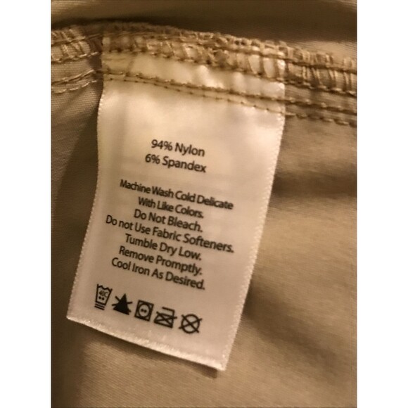 Eddie Bauer Men's Tech Pant 40 X 30 Nylon And Spandex Pockets Khaki EUC - Picture 4 of 6